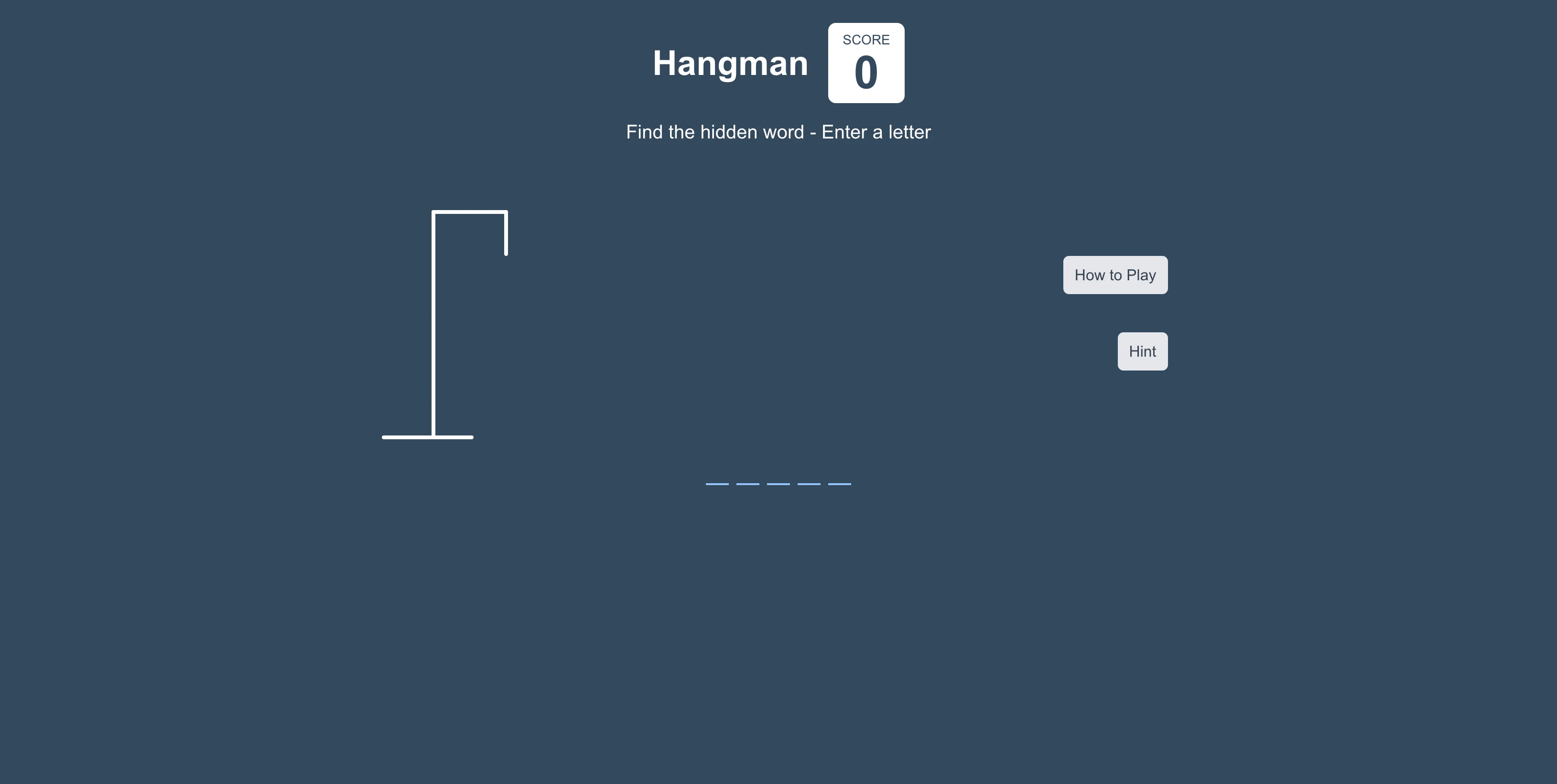 Vue Hangman